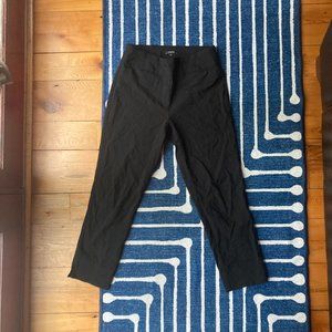 RENUAR Paris Cigarette Ankle Pants Waistband Pull On Black, Size 6